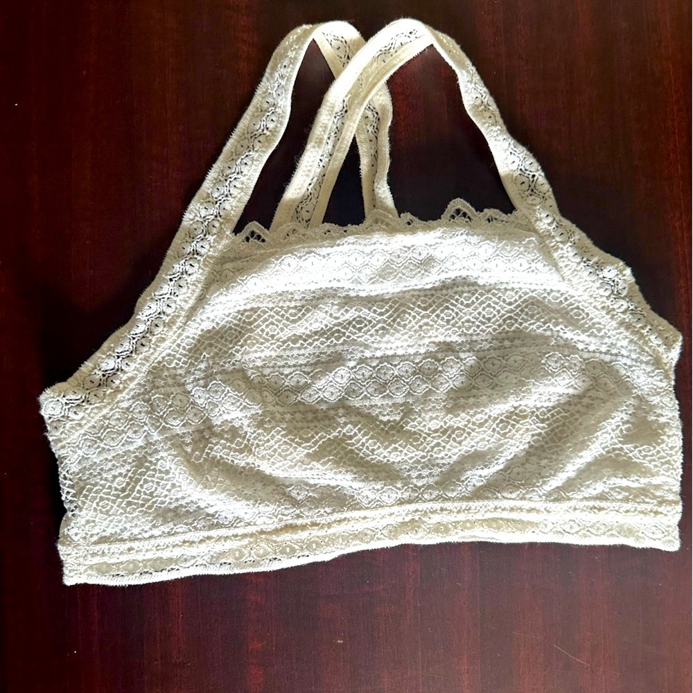 Aerie Cream Bandeau Intimates